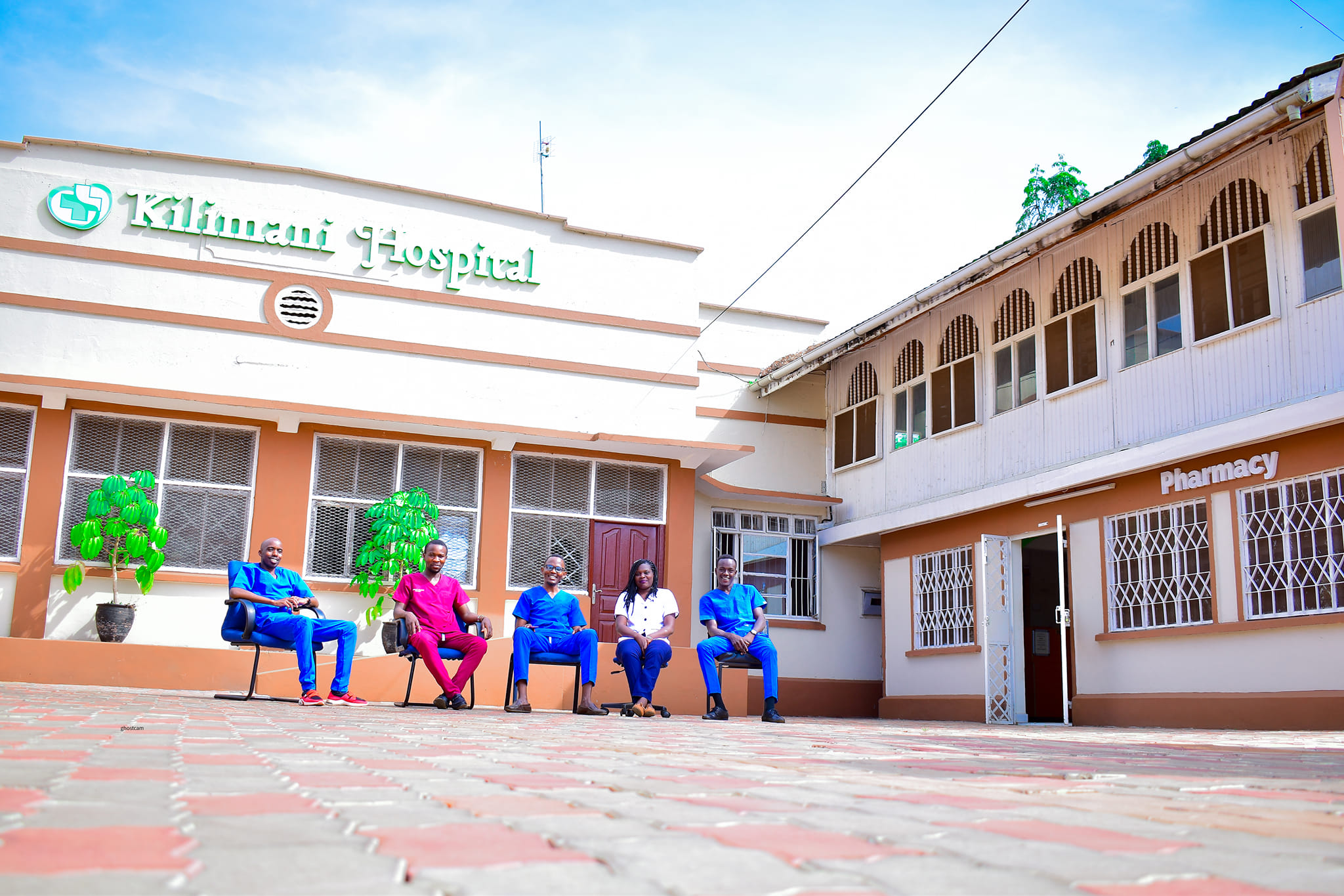 A diverse team of doctors collaborating.